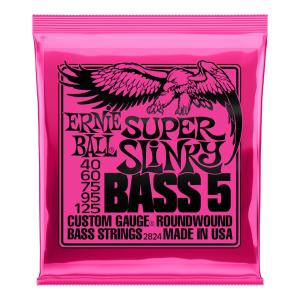 ERNIE BALL 2824 5-STRING SUPER SLINKY[40-125] 5弦ベース弦/メール便発送・代金引換不可｜さくら山楽器