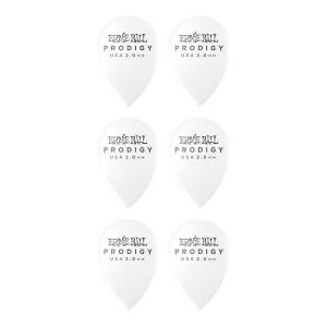 ERNIE BALL P09336 PRODIGY PICKS 2.0mm White TEARDR...