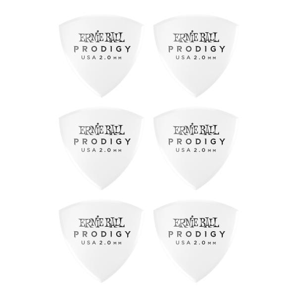 ERNIE BALL P09338 PRODIGY PICKS 2.0mm White LARGE ...