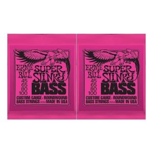 ベース弦×2セット]ERNIE BALL 2834×2セット SUPER SLINKY[45-100