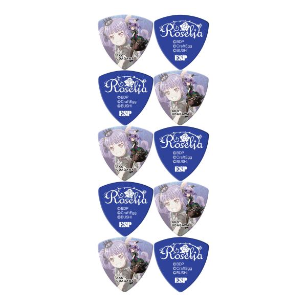 ESP GBP Ako Roselia4/10枚 宇田川あこ ピック 第4弾 ロゼリア バンドリ!/...
