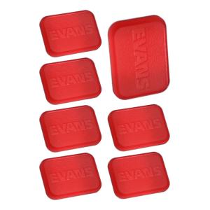 Evans EQPODS ジェル式 ドラム ミュート 計7枚入り/メール便発送 代金引換不可