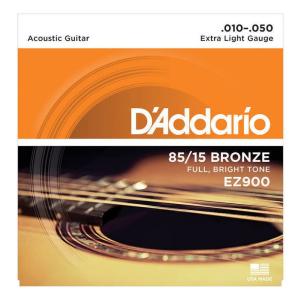 D'Addario EZ900×1/メール便発送・代金引換不可 85/15 AMERICAN BRONZE EZ Extra Light 10-50｜aion