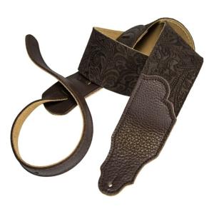 Zemaitis ゼマイティス ギターストラップ レザー Embossed Leather