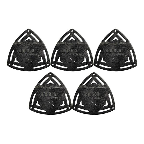 Guyatone RT25CF2/5枚セット カーボン素材 ラウンド・トライアングル おにぎり型 C...