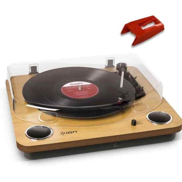 ION AUDIO MAX LP/純正交換針(1個)セット スピーカー搭載USBレコードプレーヤータ...