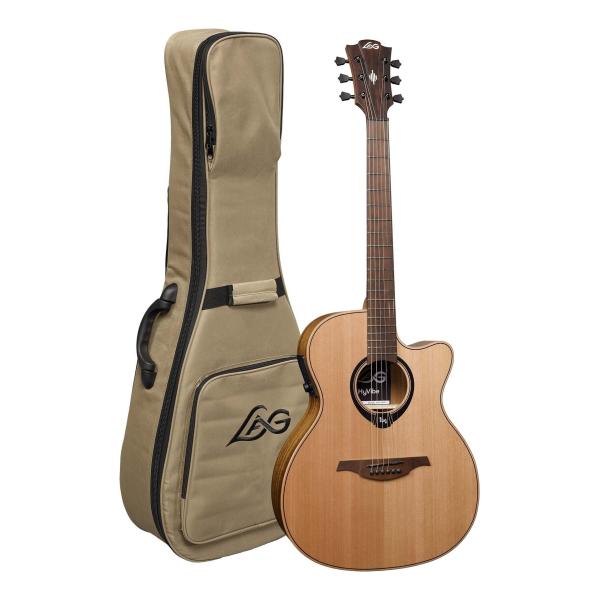 LAG Guitars HV10ACE ラグギター HyVibe10 スマートギター エフェクト内蔵...