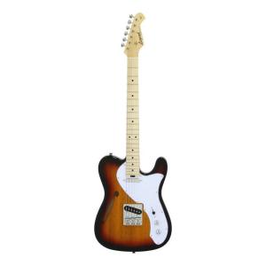 Legend LTE-69TL 3TS(3-Tone Sunburst) セミホロウボディ テレキャスタータイプ エレキギター/ケース付