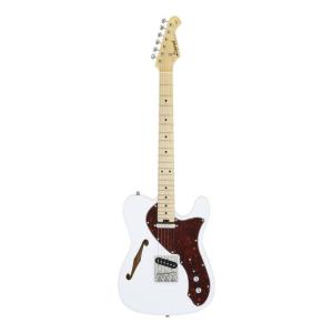 Legend LTE-69TL/TT WH(White, Tortoise Pickguard) セミホロウボディ