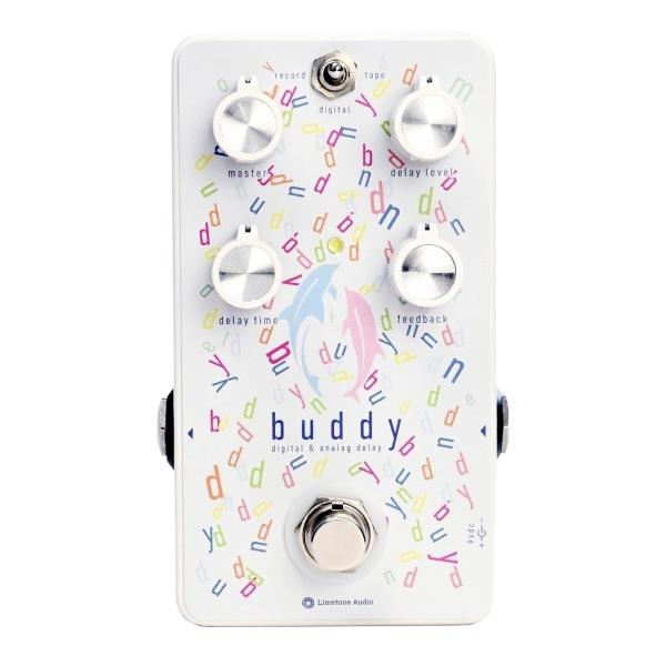 Limetone Audio buddy ディレイ ペダル デジタル/アナログ選択可能 ブースターと...