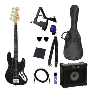 Legend LJB-Z B/BK(Black ブラックピックガード) ジャズベース/ケース