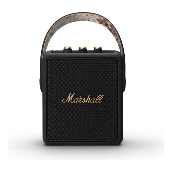 Marshall STOCKWELL II Black and Brass ポータブル ステレオ ラ...