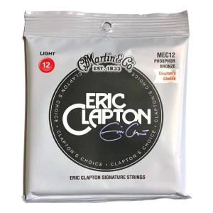 Martin MEC12×1セット/メール便発送・代金引換不可 アコギ弦×1セット[12-54] Eric Clapton Phosphor Bronze LIGHT｜さくら山楽器