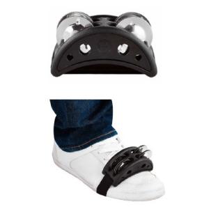 MEINL CFJS2S-BK コンパクト フット ジングル タンバリン