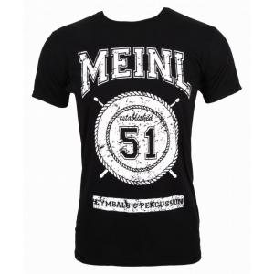 MEINL M34-S Tシャツ カレッジロゴ Black [Sサイズ][国内正規品]/メール便発送・代金引換不可｜aion