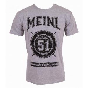MEINL M40-L Tシャツ カレッジロゴ Gray [Lサイズ][国内正規品]/メール便発送・代金引換不可｜aion