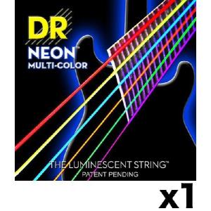 [限定2セットパック][弦×2セット]DR NMCE-2/10×1 [10-46] NEON マルチカラー エレキギター弦/メール便発送・代金引換不可 弦のカラー配列が「Rocksmith 20｜aion