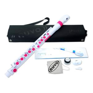 NUVO N220JFPK jFlute 2.0 ホワイト/ピンク スモールサイズ プラスチック製