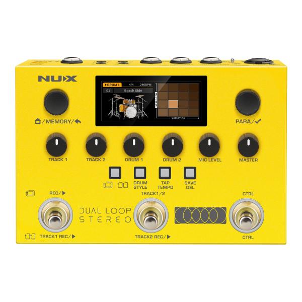 NUX Dual Loop Stereo デュアルトラック・ループペダル ルーパー