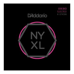 [弦×1セット]D'Addario NYXL0980×1 8弦ギター用 Super Light[09-80]/メール便発送・代金引換不可｜aion