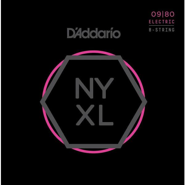 [弦×3セット]D&apos;Addario NYXL0980×3 8弦ギター用 Super Light[09...