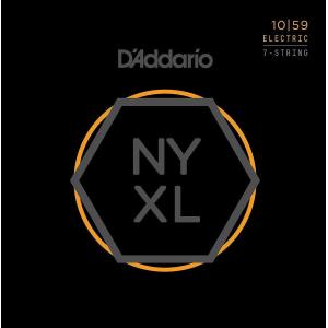 [弦×5セット]D'Addario NYXL1059×5 7弦ギター用 Regular Light[10-59]/メール便発送・代金引換不可｜aion