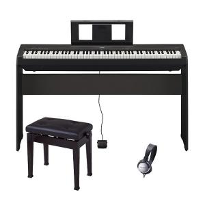 YAMAHA P-45B(audio-technicaヘッドホン + 専用スタンド + 高低自在イス/AS付)｜aion