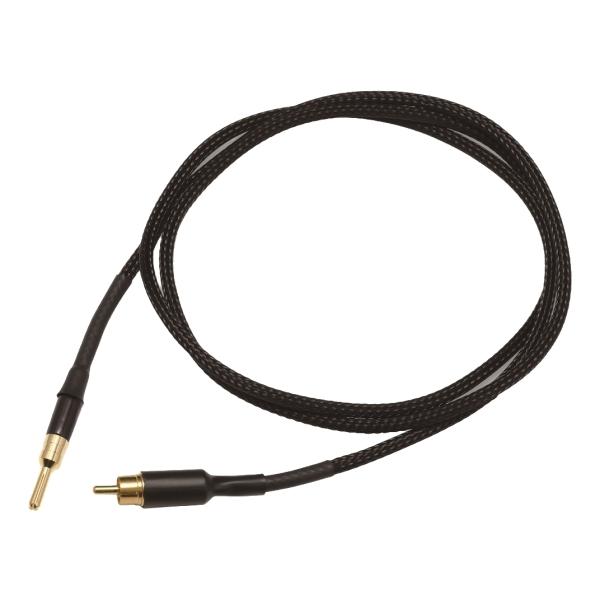 SAEC SE400RCA-B アースケーブル 1.2m RCAプラグ-バナナプラグ