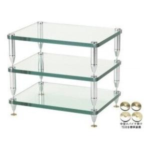 Sound Magic XU03FSS ガラス棚板/クローム支柱 防弾ガラス Laminated g...