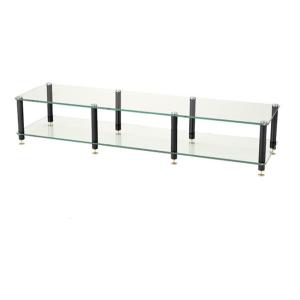 Sound Magic XWL02GB ガラス棚板/ブラック支柱 防弾ガラス Laminated g...