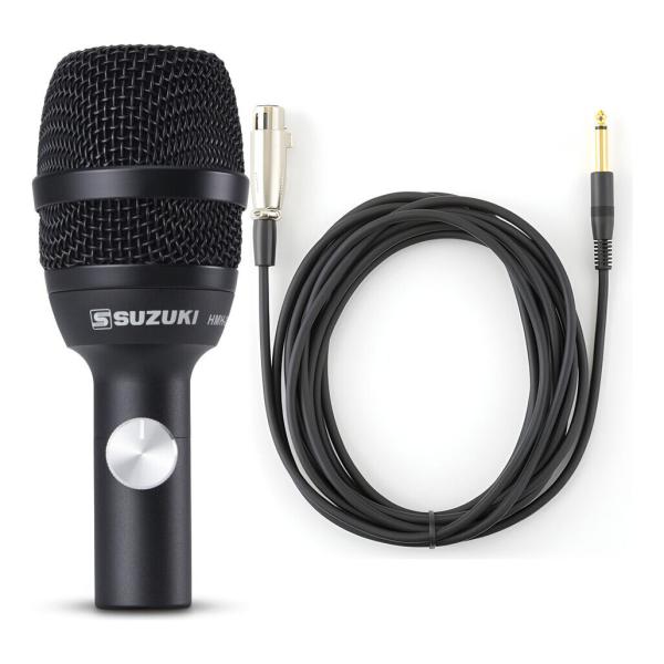SUZUKI HMH-200+CI-5 ハーモニカマイク ダイナミック型 マイクロホン/純正マイクケ...