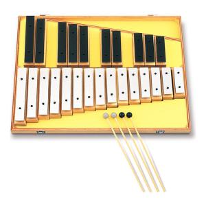 サウンドブロック ミニ鉄琴 8音 SB6000-8K〔バチ2本、専用ケース付属