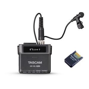 TASCAM DR-10L Pro + AK-BT1 32ビットフロート録音対応 ピンマイク フィールドレコーダー/Bluetoothアダプター付｜aion