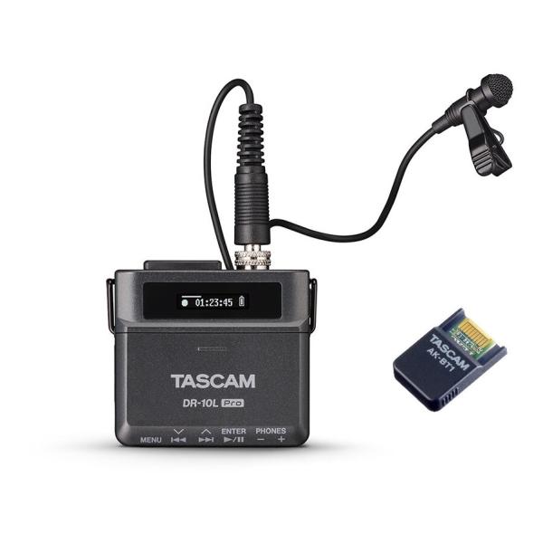 TASCAM DR-10L Pro + AK-BT1 32ビットフロート録音対応 ピンマイク フィー...