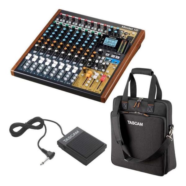 TASCAM Model 12+RC-1F+CS-MODEL12 オールインワン・プロダクション・ミ...