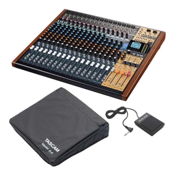 TASCAM Model 24+RC-1F+AK-DC16 24トラック レコーディング・ミキサー/...