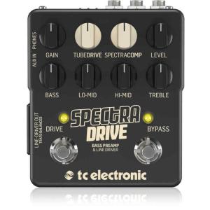 tc electronic SPECtRA DRIVE BASS PREAMP ＆ LINE DRIVER ベース・プリアンプ/ライン・ドライバー｜aion