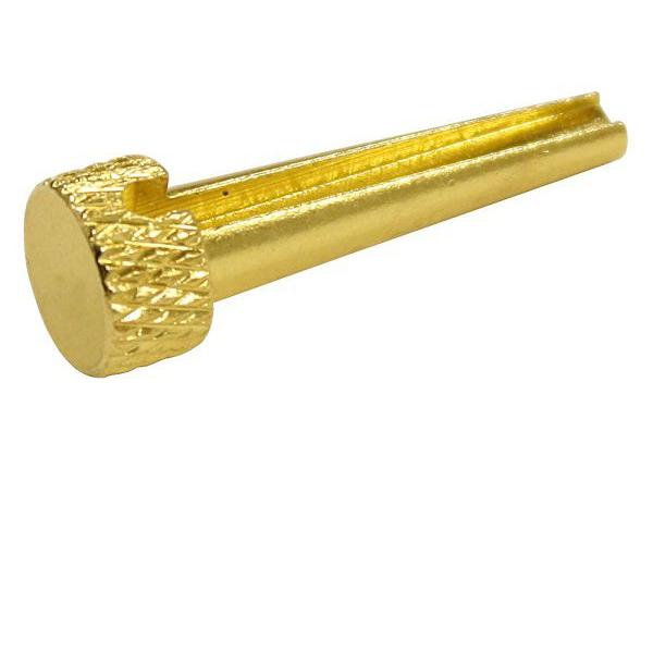 D'Andrea TONE PINS TP1B Flat ソリッドブラス製ブリッジピン(6本セット)