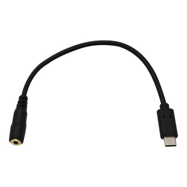 TRUE DYNA TD-USB-F015 (15cm) USB TYPE-C x 3.5mmステレ...