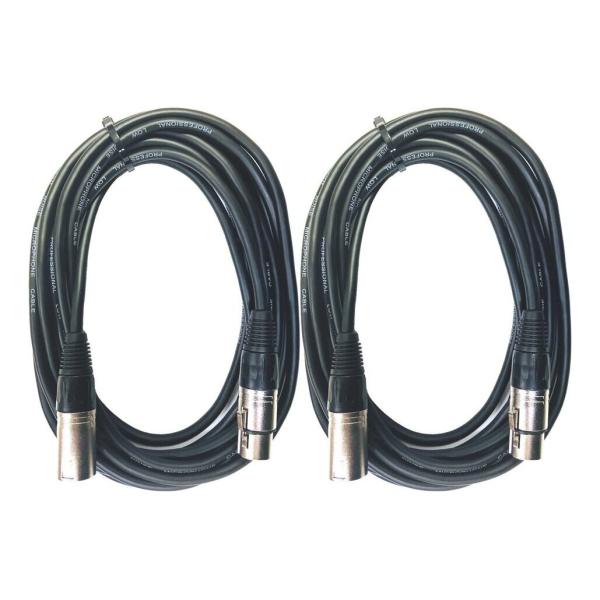 TRUE DYNA TDXLR-05/2本セット 格安マイクケーブル 長さ:5M (XLR-XLR:...