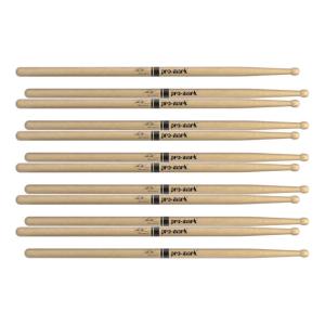 [6ペア]ProMark TX808LW ヒッコリー ウッドチップ Ian Paice ドラムスティ...