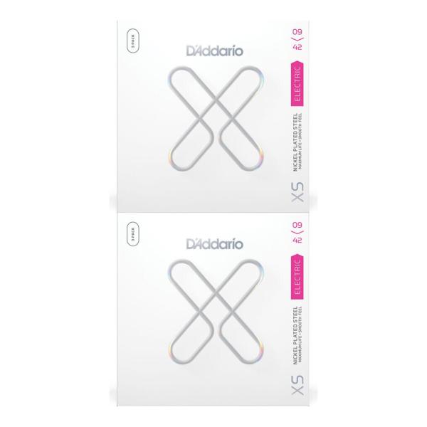 D’Addario XSE0942-3P ×2 エレキギター弦 3セットパック XS Nickel ...