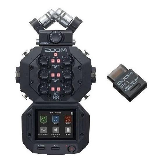 ZOOM H8+BTA-1/Bluetoothアダプタ アプリベースの多目的ハンディレコーダー