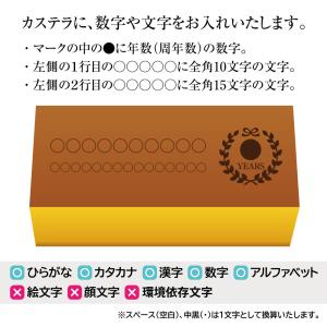 創立・設立・周年記念 名入れ カステラ 横向き...の詳細画像3