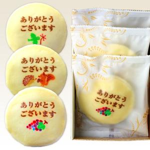 ありがとう お菓子 プチギフト 個包装 ありがとうございます もっちり白い どら焼き 3個入り 白どら メッセージ入り スイーツ 短納期｜aionline-japan