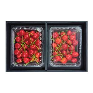 お中元 フルーツ さくらんぼ 佐藤錦 約700g 約350g バラ詰め 2パック 秀 丸秀 Mサイズ以上 山形県産 送料無料 | ギフト 贈り物 贈答 くだもの 御中元