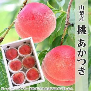 あかつき 詰合せ 山梨県産 約2kg 5〜7玉 化粧箱入り 送料無料｜aionline-japan