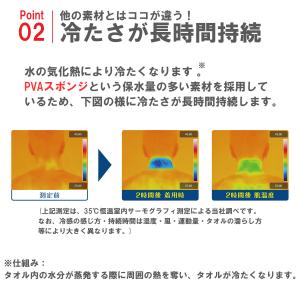 アイオン 涼感セームタオル 冷感タオル クール...の詳細画像2