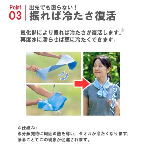 アイオン 涼感セームタオル 冷感タオル クール...の詳細画像3