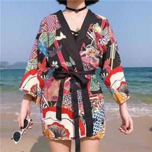 鯉 扇子 和柄 法被 花魁 道中 雅 夏祭り ...の詳細画像1